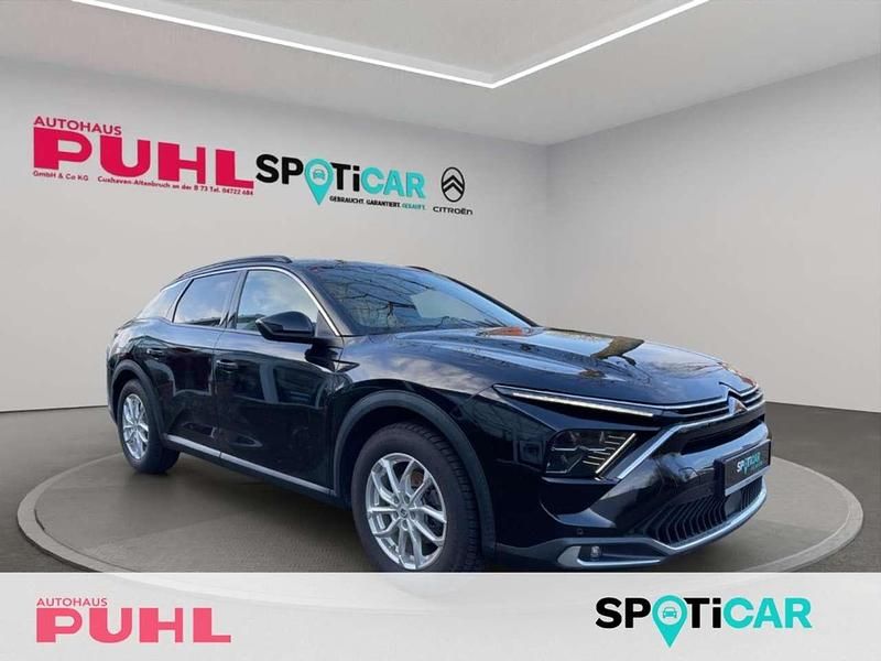 Gebraucht Citroën C5 X Shine 131 PS (96 kW) 2023 Schwarz perla nera/typ aussenv Kombi