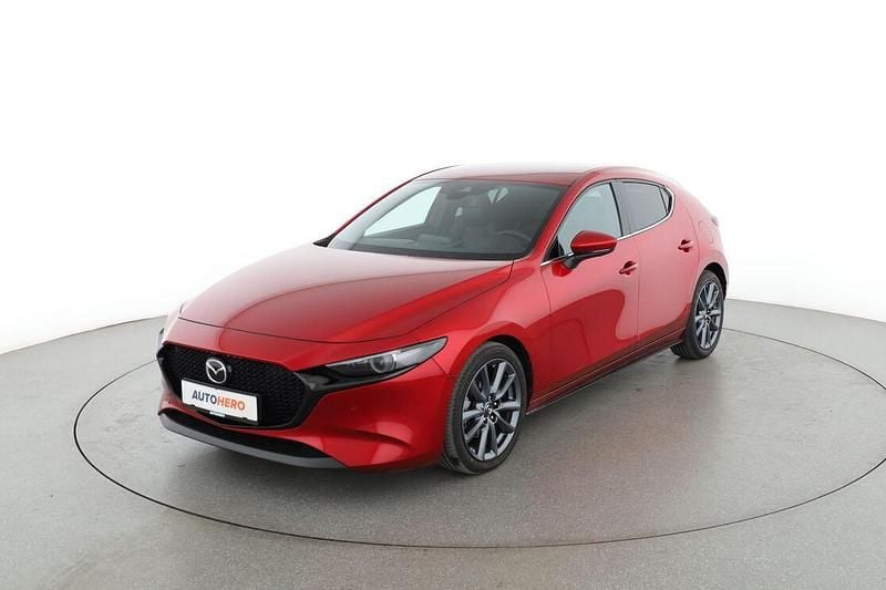 Rot Gebraucht 2019 Mazda 3 Selection Limousine | 18.620 € (Etwas zu teuer) - Bild 1/3
