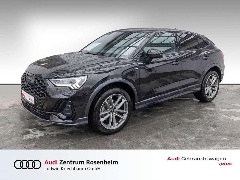 Mythosschwarz metallic Gebraucht 2024 Audi Q3 Sportback S-Line SUV | 46.880 € (Teuer) - Bild 1/4