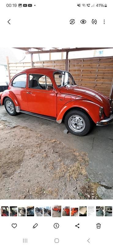 Orange Gebraucht 1984 VW Käfer Limousine | 6.800 € - Bild 1/3