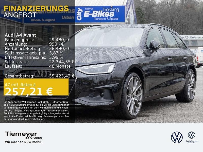 Schwarz Gebraucht 2024 Audi A4 Business Kombi | 29.480 € (Superpreis) - Bild 1/4