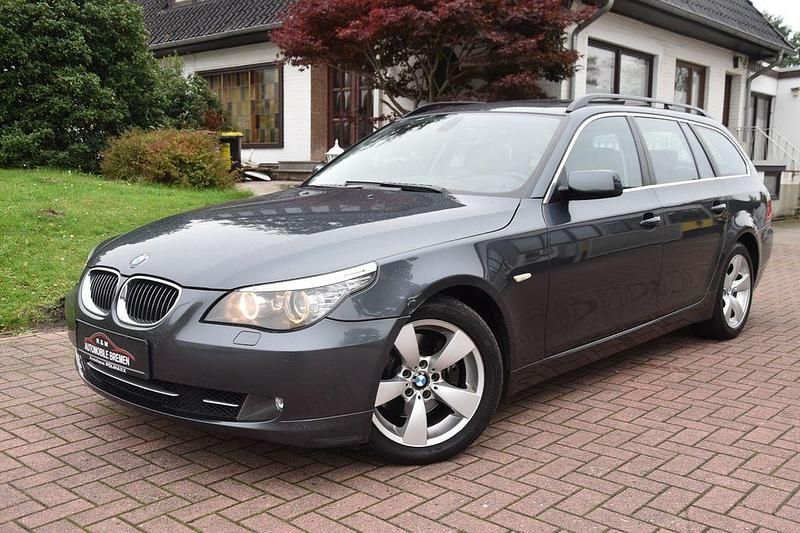 Grau Gebraucht 2008 BMW 525 Sport Line Kombi | 3.699 € (Guter Preis) - Bild 1/4