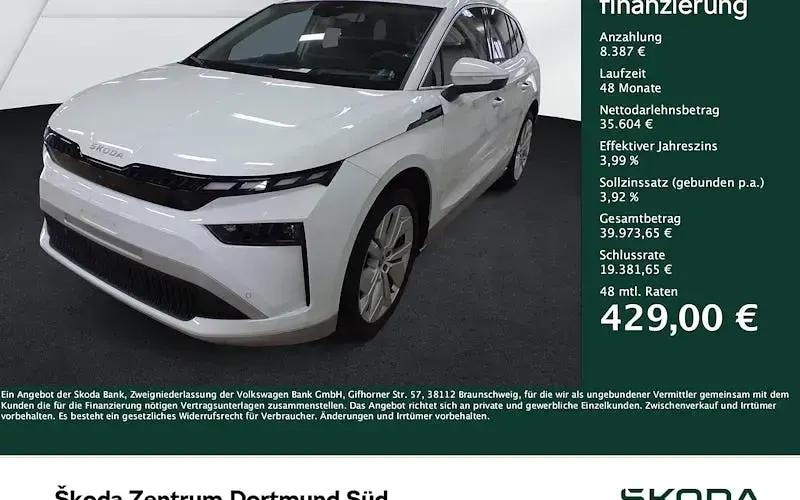 Gebraucht Skoda Enyaq iV Loft 210 kW (286 PS) 2025 Moonweiß perleffekt SUV