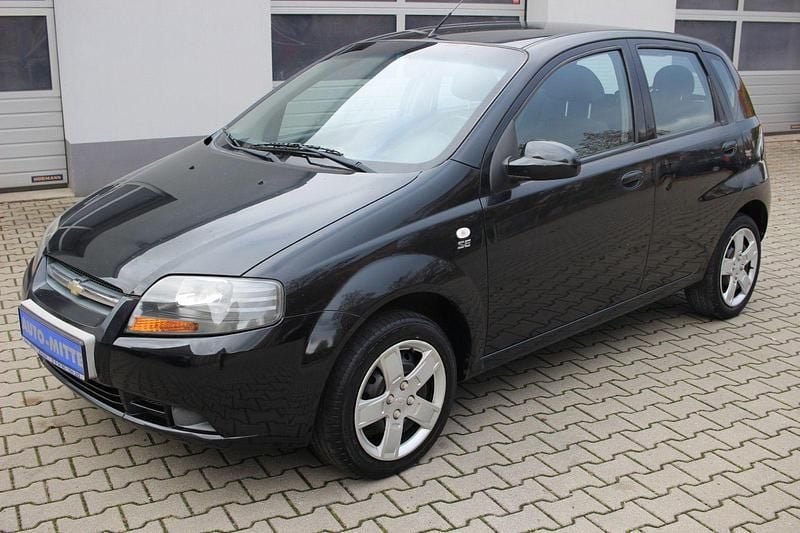Schwarz Gebraucht 2008 Chevrolet Kalos SE Kleinwagen | 3.270 € (Teuer) - Bild 1/4