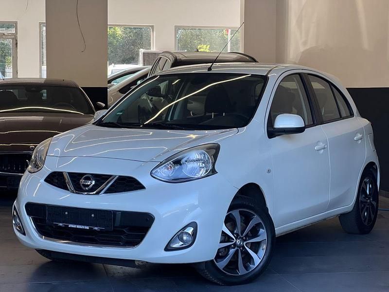 Weiß Gebraucht 2014 Nissan Micra Acenta Kleinwagen | 6.490 € (Fairer Preis) - Bild 1/4