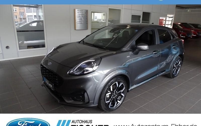 Grau Gebraucht 2023 Ford Puma Gen-E ST-Line X SUV | 24.776 € - Bild 1/4