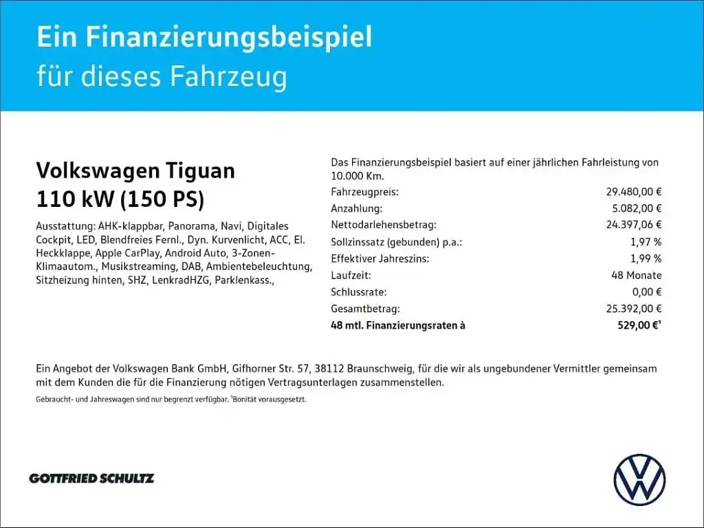 Gebraucht VW Tiguan Move 150 PS (110 kW) 2023 Weiss SUV