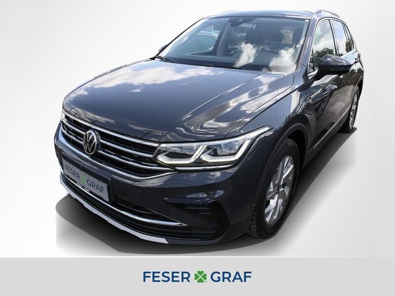 Uranograu Gebraucht 2021 VW Tiguan Elegance SUV | 27.340 € (Fairer Preis) - Bild 1/4