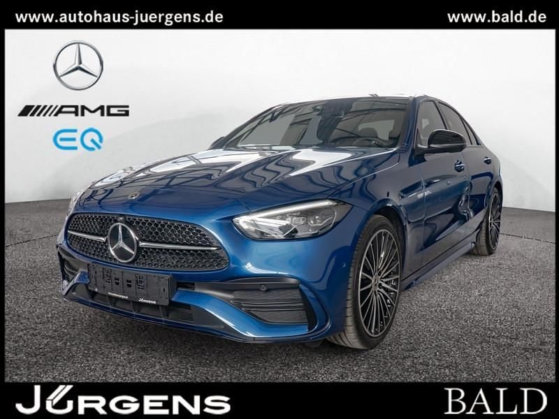 Grau metalliclack selenitgrau Gebraucht 2025 Mercedes C220 AMG Limousine | 44.880 € (Fairer Preis) - Bild 1/4