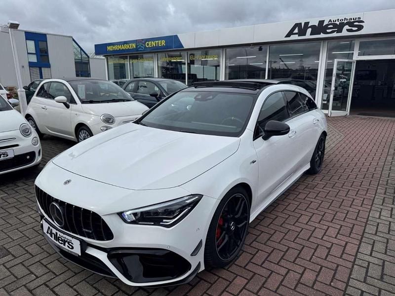Gebraucht Mercedes CLA45 AMG AMG 421 PS (309 kW) 2023 Polarweiß uni Coupé