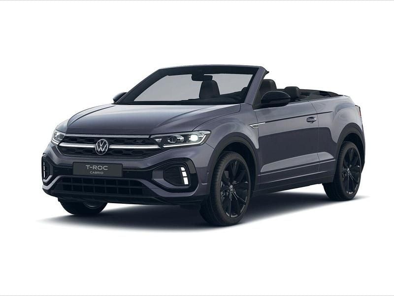 Neu VW T-Roc Cabriolet R-line 150 PS (110 kW) 2025 Rauchgrau metallic / schwarz Cabrio