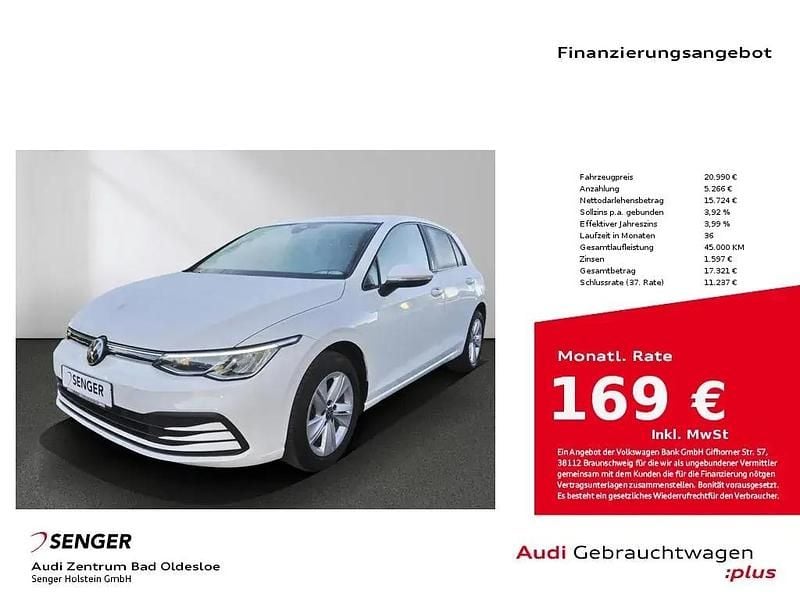 Weiß Gebraucht 2022 VW Golf VIII Life | 20.990 € (Guter Preis) - Bild 1/1