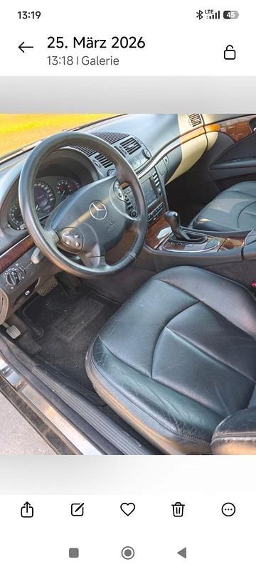 Gebraucht Mercedes E200 163 PS (119 kW) 2004 Schwarz Kombi