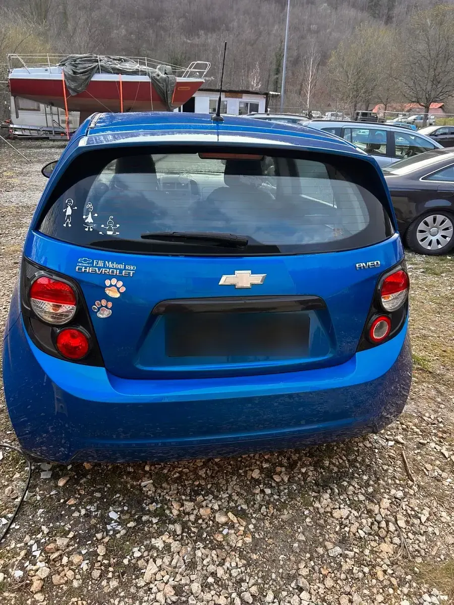 Occasion Chevrolet Aveo 83 ch (61 kW) 2012 Bleue Citadine