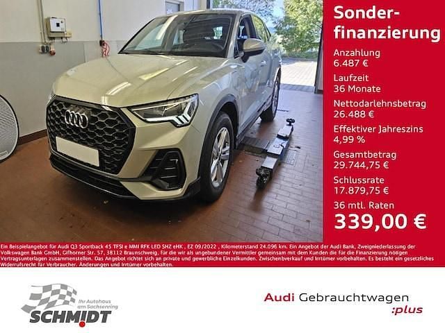Silber Gebraucht 2022 Audi Q3 Sportback Ambiente SUV | 32.975 € (Guter Preis) - Bild 1/3