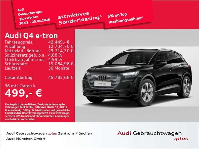 Gebraucht Audi Q4 e-tron 210 kW (286 PS) 2025 Mythosschwarz metallic SUV