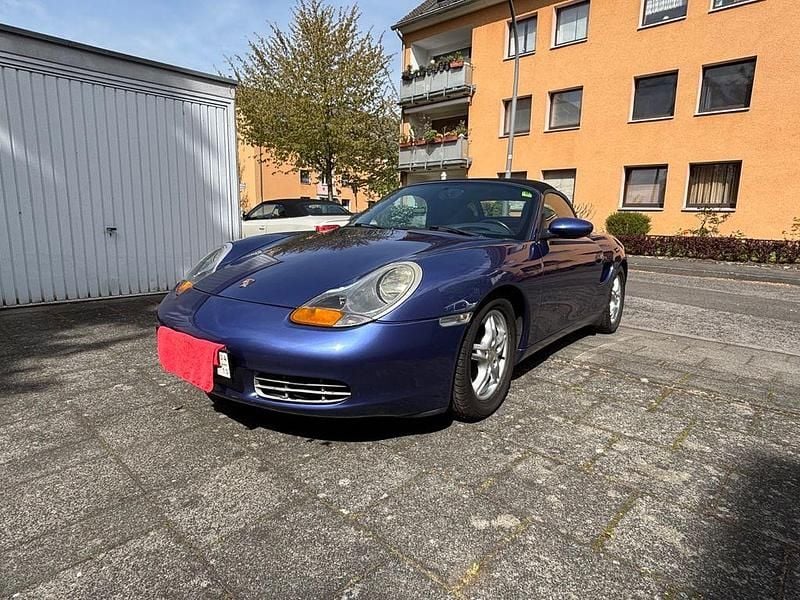 Gebraucht Porsche Boxster 204 PS (150 kW) 1998 Blau Cabrio