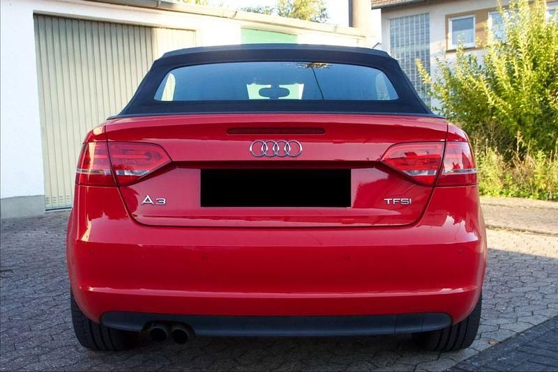 Rot Gebraucht 2013 Audi A3 Cabriolet S-Line Cabrio | 11.450 € (Fairer Preis) - Bild 1/4