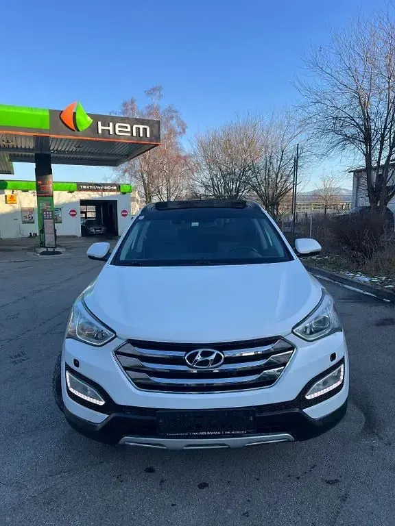 Gebraucht Hyundai Santa Fe Style 197 PS (144 kW) 2014 Weiß SUV