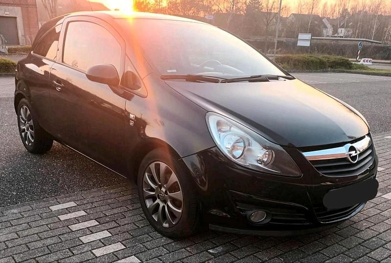 Gebraucht Opel Corsa 82 PS (60 kW) 2010 Schwarz Kleinwagen