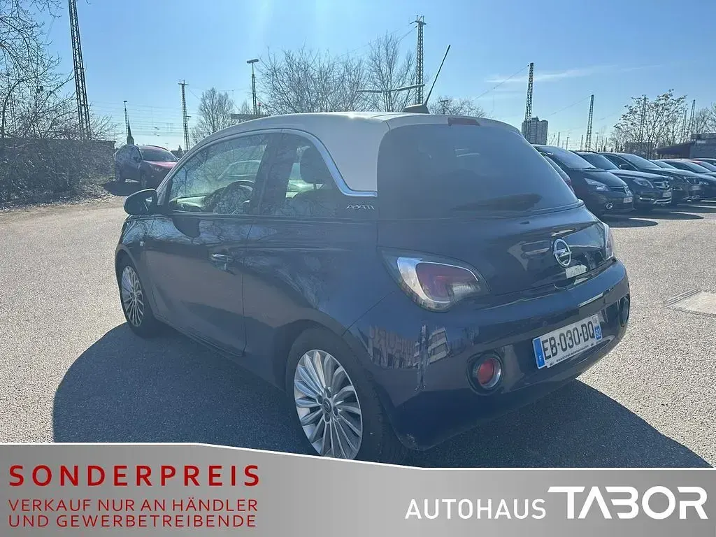 Gebraucht Opel Adam Glam 87 PS (63 kW) 2016 Dark ink/ocean blue Kleinwagen