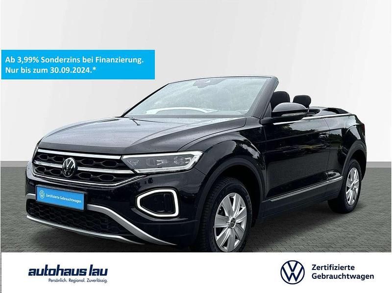 Deepblackperleffekt Gebraucht 2022 VW T-Roc Cabriolet Style Cabrio | 33.950 € (Teuer) - Bild 1/4
