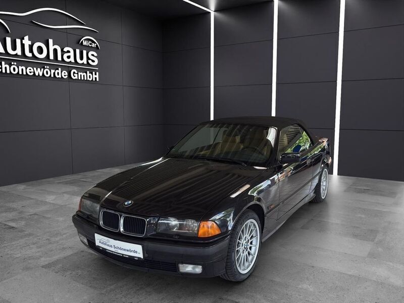 Schwarz Gebraucht 1996 BMW 328 Cabriolet Cabrio | 11.990 € (Fairer Preis) - Bild 1/4