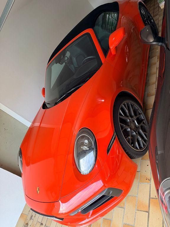 Orange Gebraucht 2020 Porsche 911 Carrera S Cabriolet Cabrio | 128.000 € (Fairer Preis) - Bild 1/4