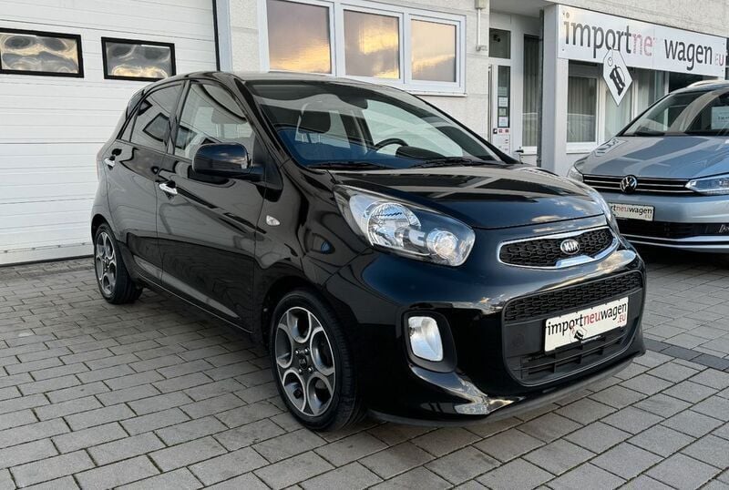 Schwarz Gebraucht 2015 Kia Picanto Intro Edition Kleinwagen | 8.290 € - Bild 1/4