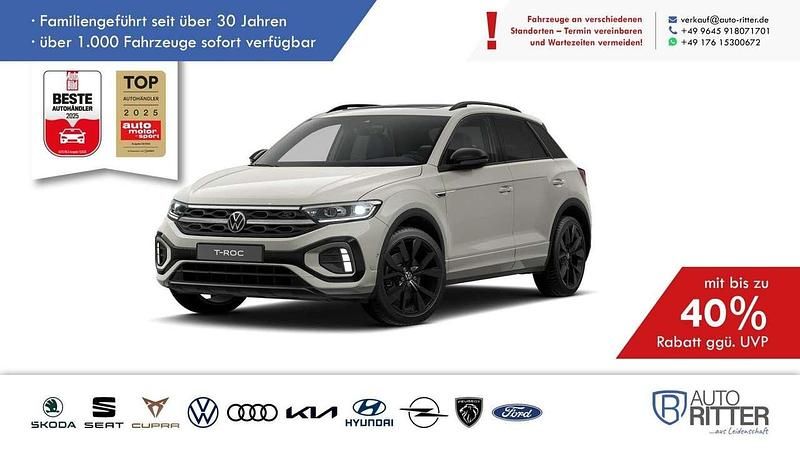 Ascot grau/grau Neu 2025 VW T-Roc R-line SUV | 40.390 € (Guter Preis) - Bild 1/4