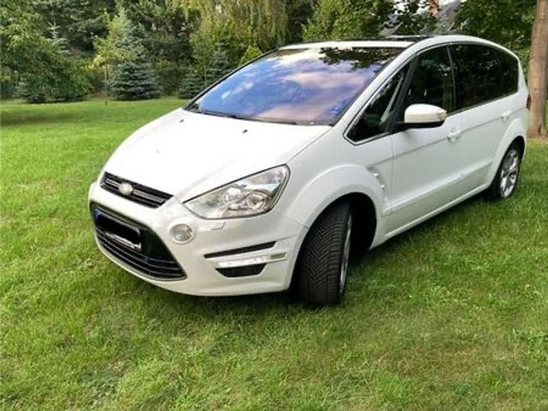 Gebraucht Ford S-MAX Titanium 163 PS (119 kW) 2012 Weiß Van / Kleinbus