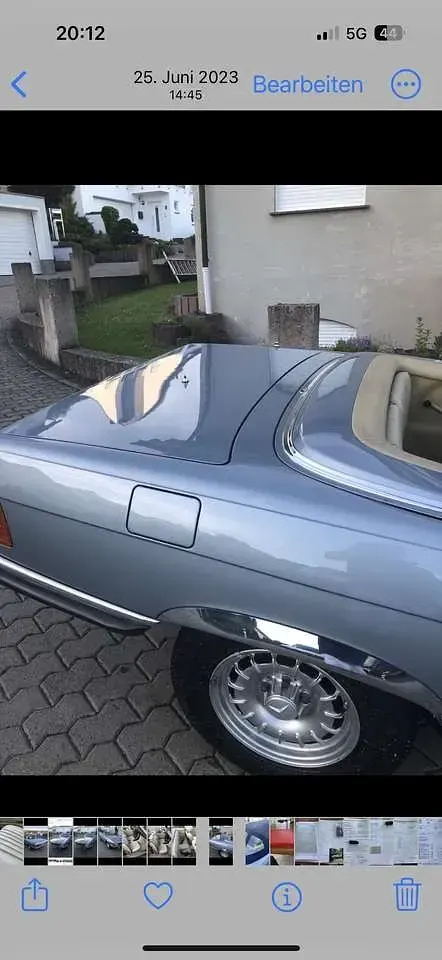 Gebraucht Mercedes SL500 241 PS (177 kW) 1981 Blau Cabrio