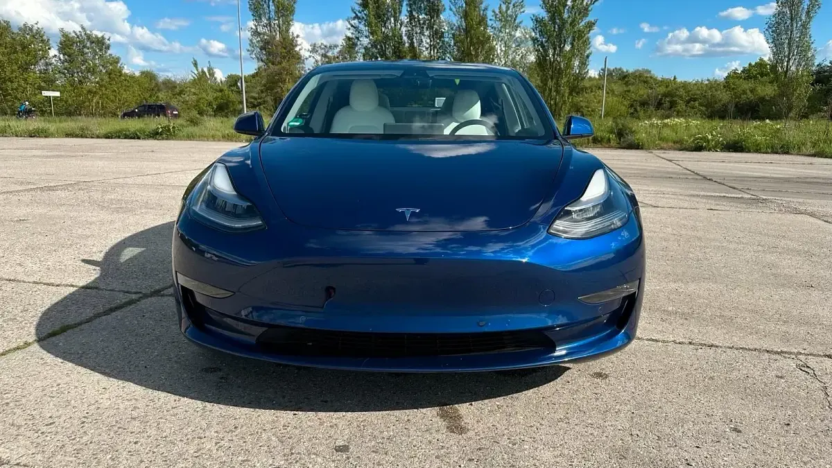 Brugt Tesla Model 3 Long Range AWD 339 kW (462 HK) 2020 Blå Sedan