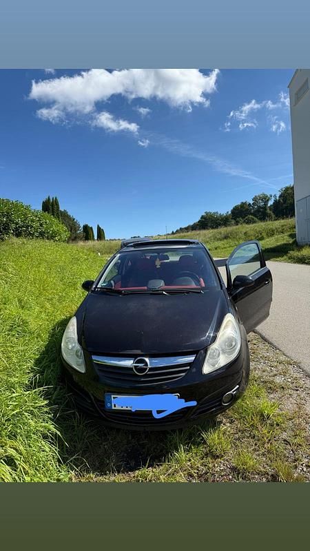Schwarz Gebraucht 2007 Opel Corsa Coupé | 970 € (Superpreis) - Bild 1/4
