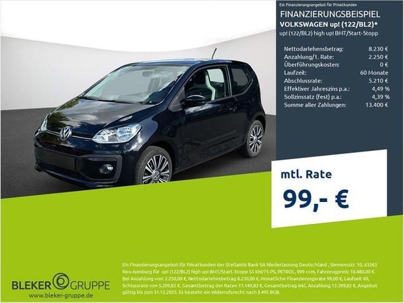 Black pearl Gebraucht 2019 VW up! high up! Kleinwagen | 10.480 € (Etwas zu teuer) - Bild 1/3