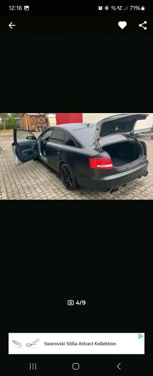 Używany Audi A6 2004 Czarny Sedan/Limuzyna