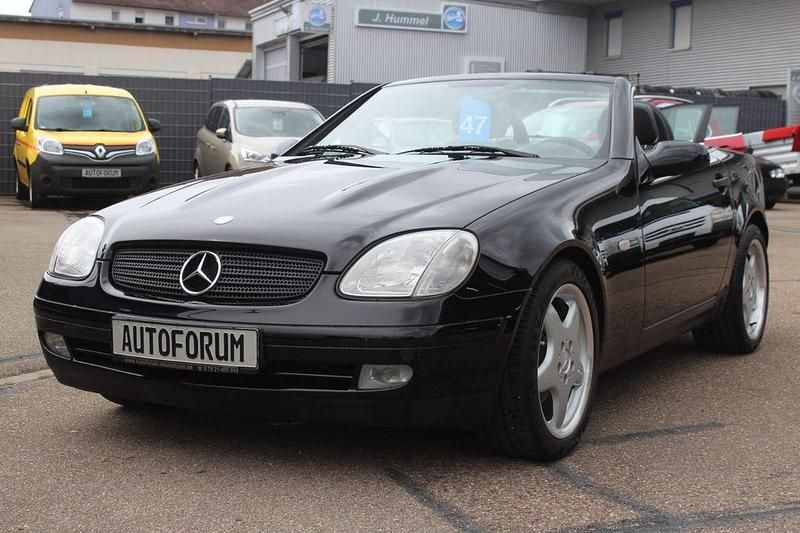 Schwarz Gebraucht 1997 Mercedes SLK200 Cabrio | 4.799 € (Guter Preis) - Bild 1/4