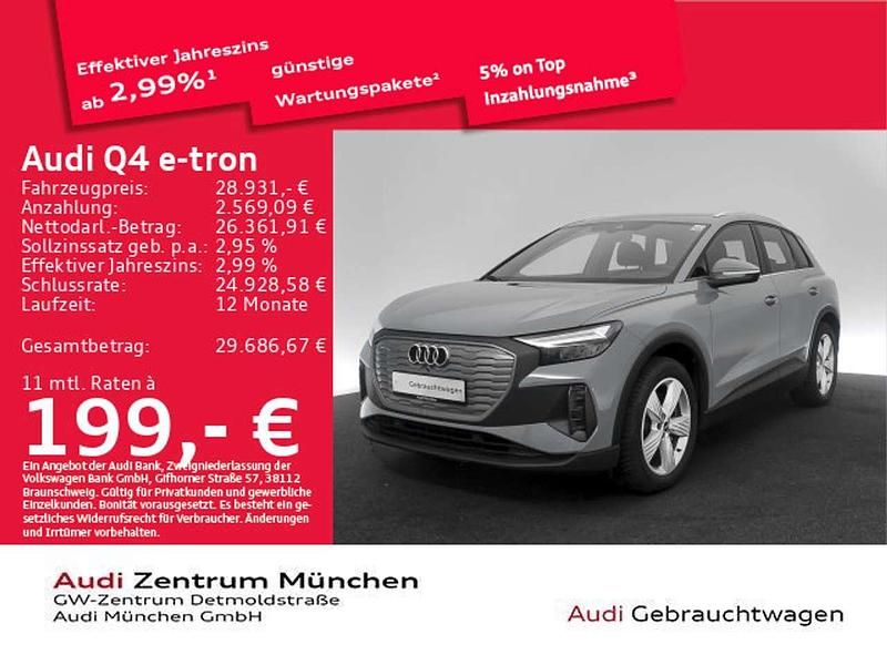 Gebraucht Audi Q4 e-tron Comfort 150 kW (204 PS) 2022 Kieselgrau SUV