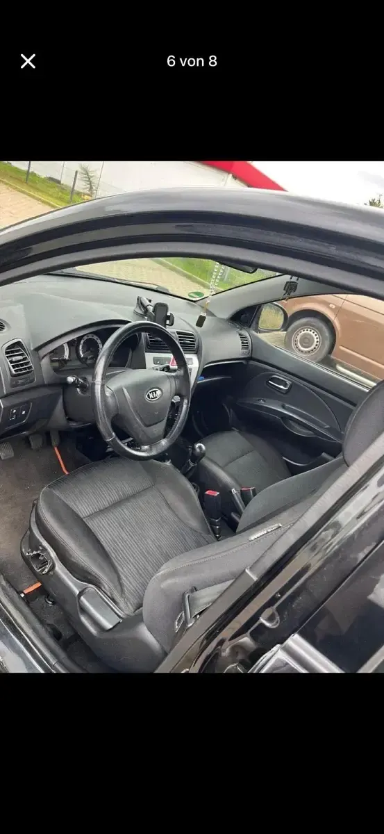 Gebraucht Kia Picanto 2008 Schwarz Kleinwagen