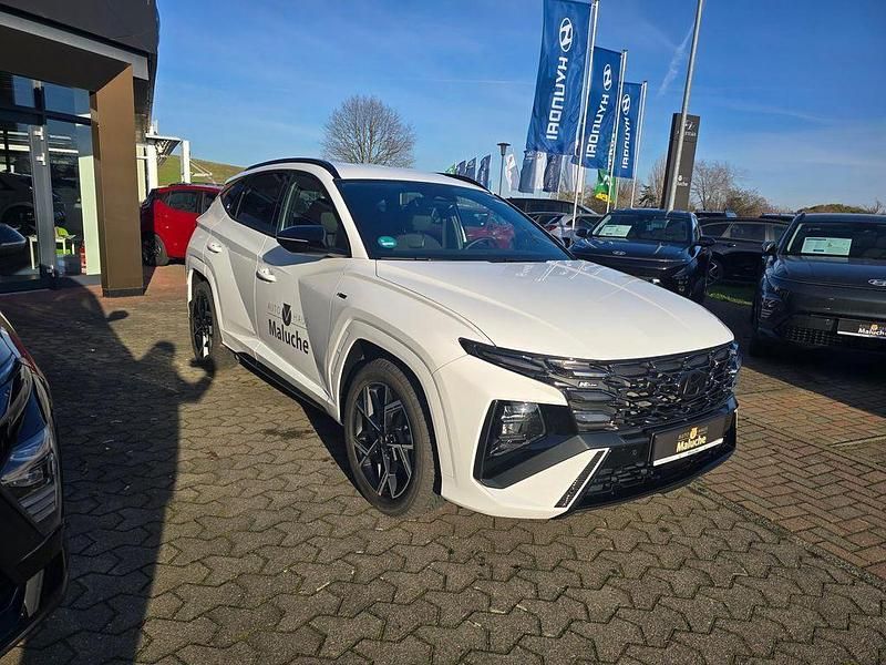 Gebraucht Hyundai Tucson N Line 150 PS (110 kW) 2025 Atlas white / sol SUV