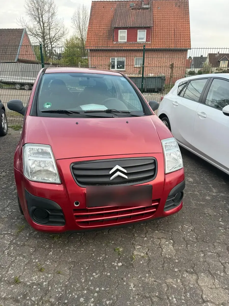 Brugt Citroën C2 60 HK (44 kW) 2008 Rød Hatchback
