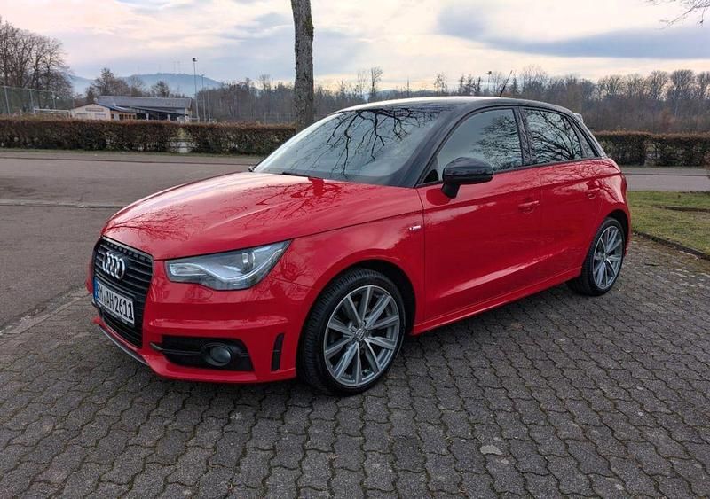 Rot Gebraucht 2014 Audi A1 Sportback S-Line Kleinwagen | 9.950 € (Fairer Preis) - Bild 1/4