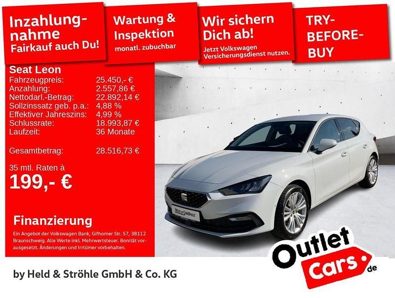 Gebraucht Seat Leon Style 150 PS (110 kW) 2025 Glacial weiß metallic Limousine