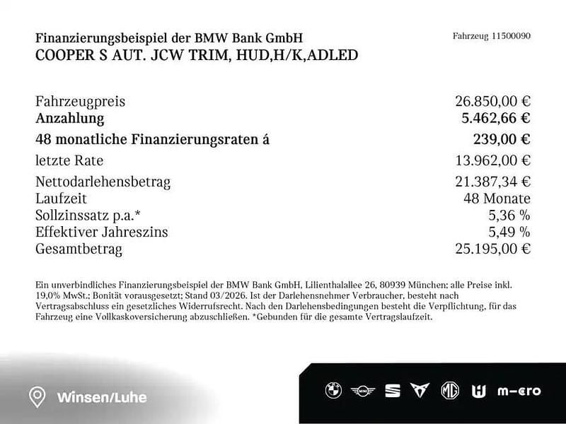 Gebraucht Mini Cooper S 178 PS (130 kW) 2022 Chilirot (rot) Kleinwagen