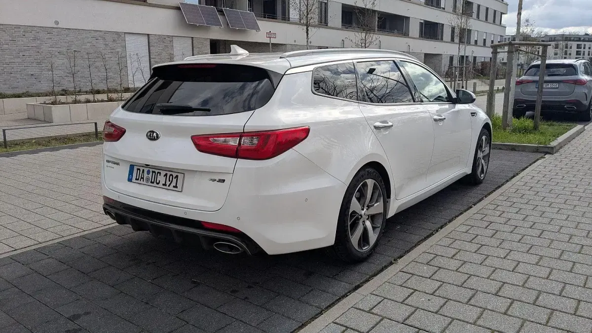 Gebraucht Kia Optima GT-Line 141 PS (103 kW) 2017 Weiß Kombi