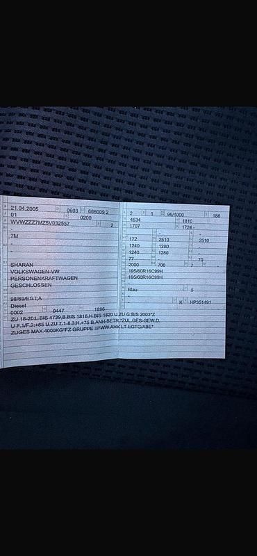 Gebraucht VW Sharan 130 PS (95 kW) 2005 Van / Kleinbus