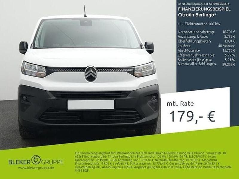 Gebraucht Citroën e-Berlingo 73 kW (100 PS) 2025 Weiss Van / Kleinbus