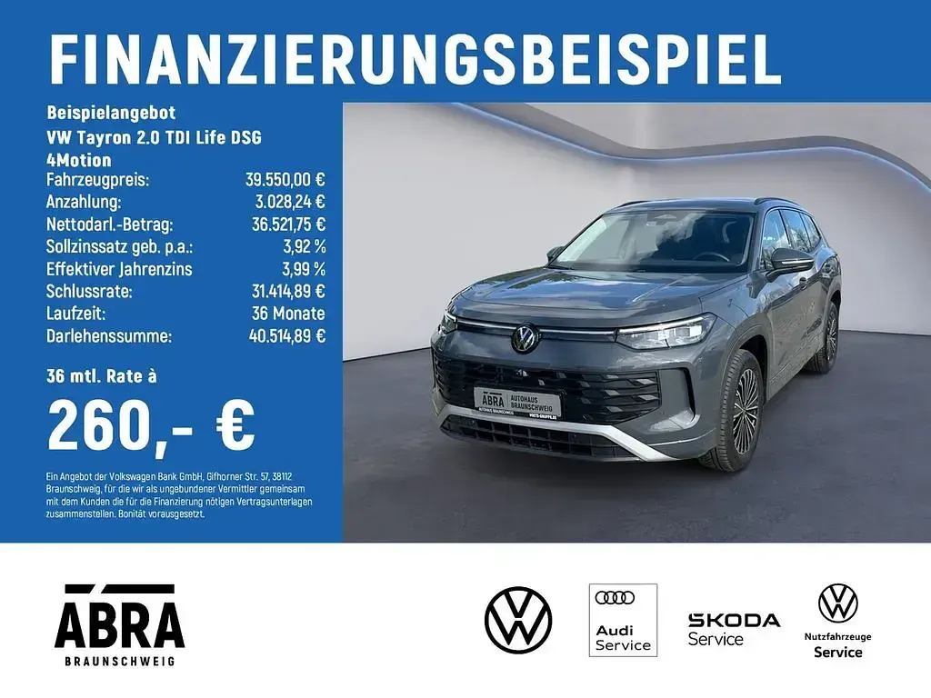 Gebraucht VW Tayron Life 193 PS (141 kW) 2025 Grau SUV