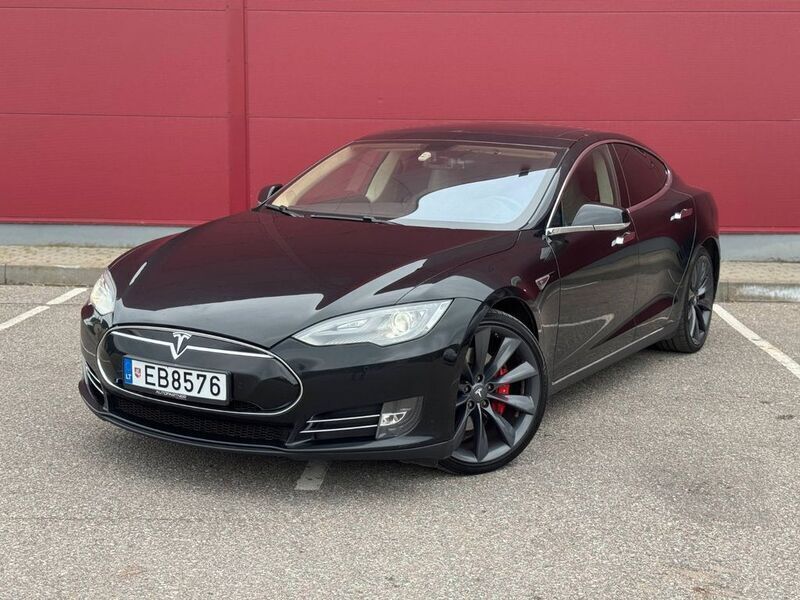 Schwarz Gebraucht 2014 Tesla Model S Limousine | 15.100 € (Superpreis) - Bild 1/4