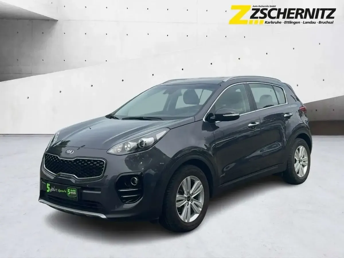 Gebraucht Kia Sportage Vision 177 PS (130 kW) 2018 (e5b) winchestergrau (m) SUV